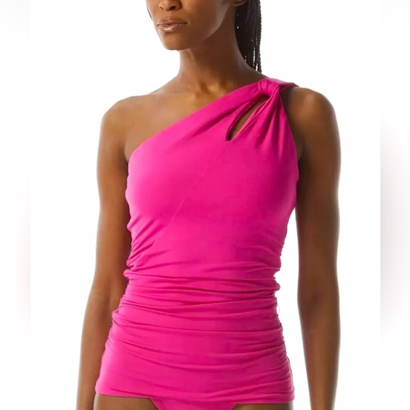 Carmen Marc Valvo Other - New Carmen Marc Valvo Women's One-Shoulder Cutout Tankini Top
